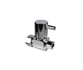Contemporary Lever Handle with 1/4 Turn Ceramic Disc Cartridge Valve - Lead Free - Straight (1/2" Compression)